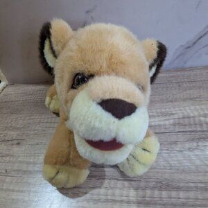 vintage Lemonwood Asia Stuffed animal Lion Cub Plush Toy 10"
